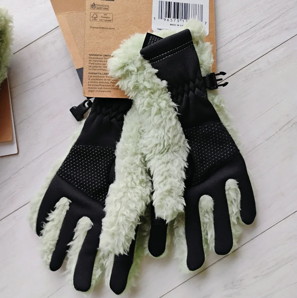 THE NORTH FACE NEW Kids Fleece Suave OSO Gloves & Earband